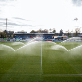 Toro's B Series sprinklers at Sutton United Football Club.