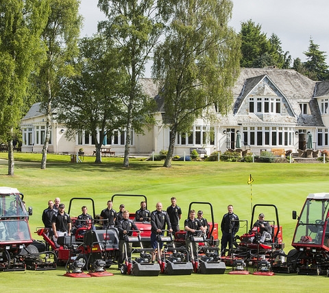 Toro fleet at Blairgowrie Golf Club