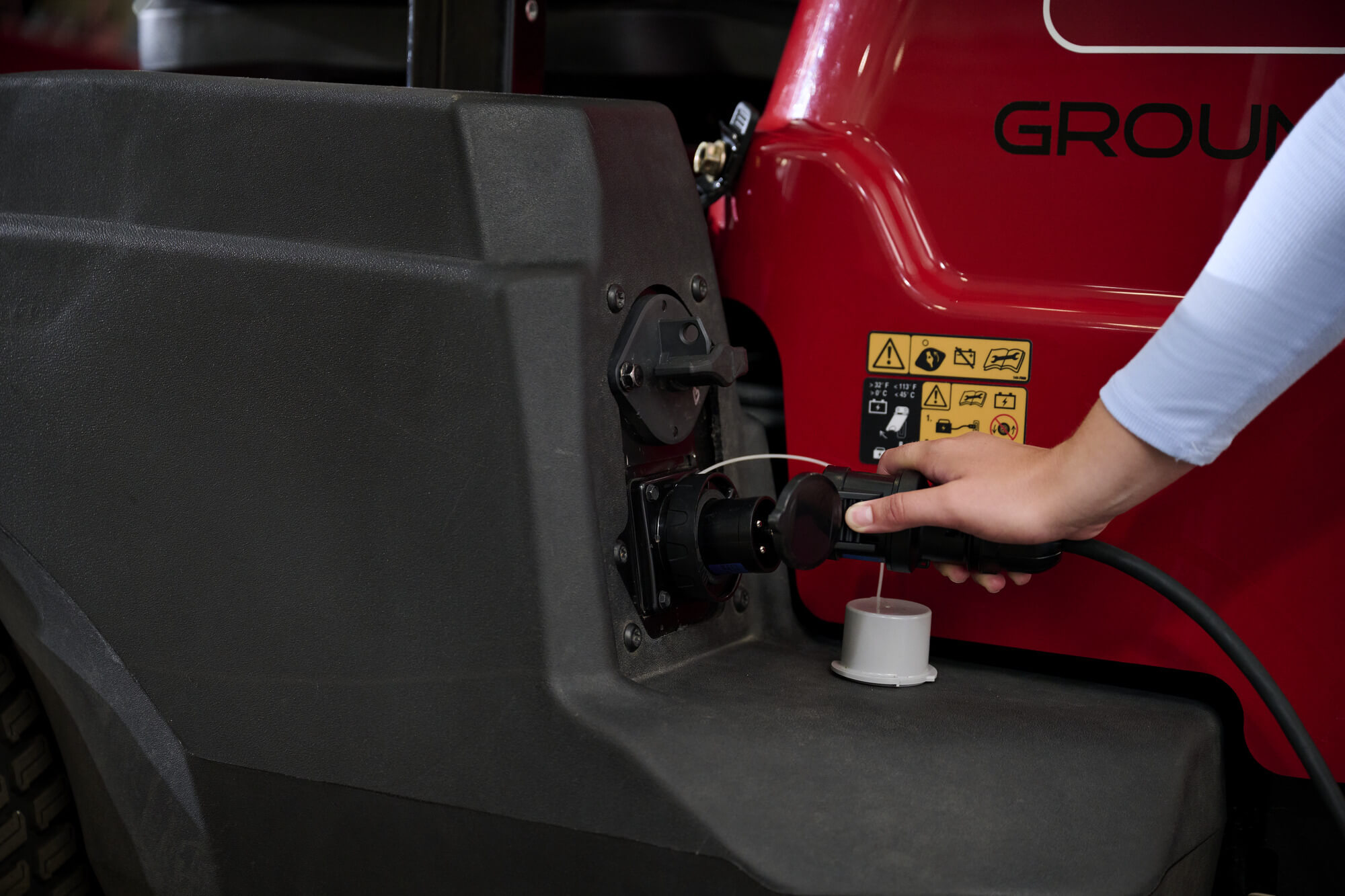 Toro Groundsmaster with plug in charger 