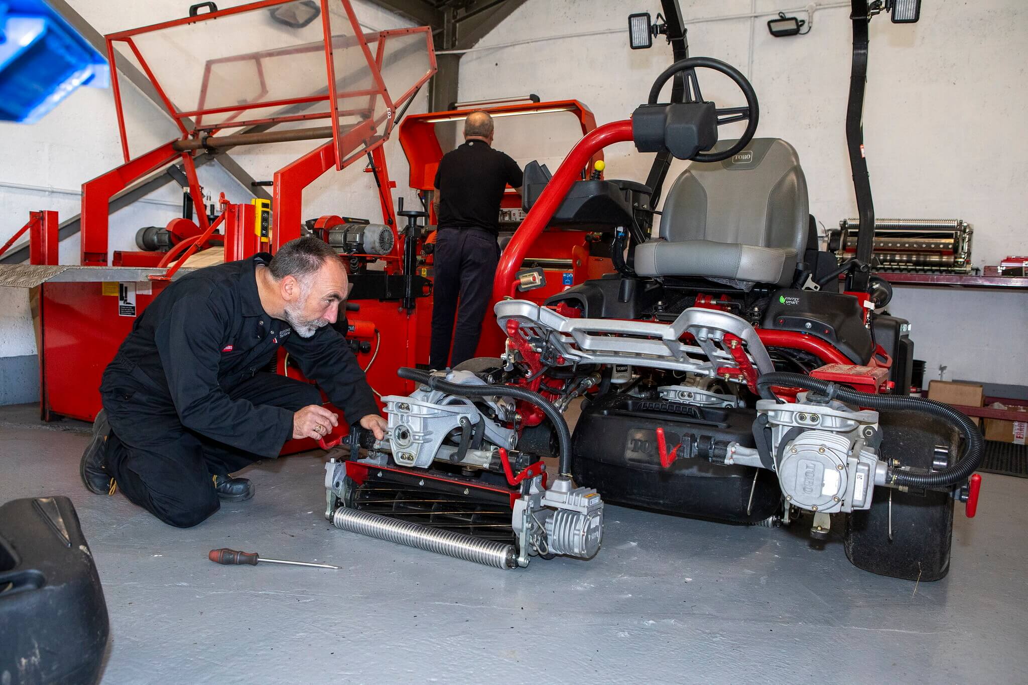 Toro machinery servicing