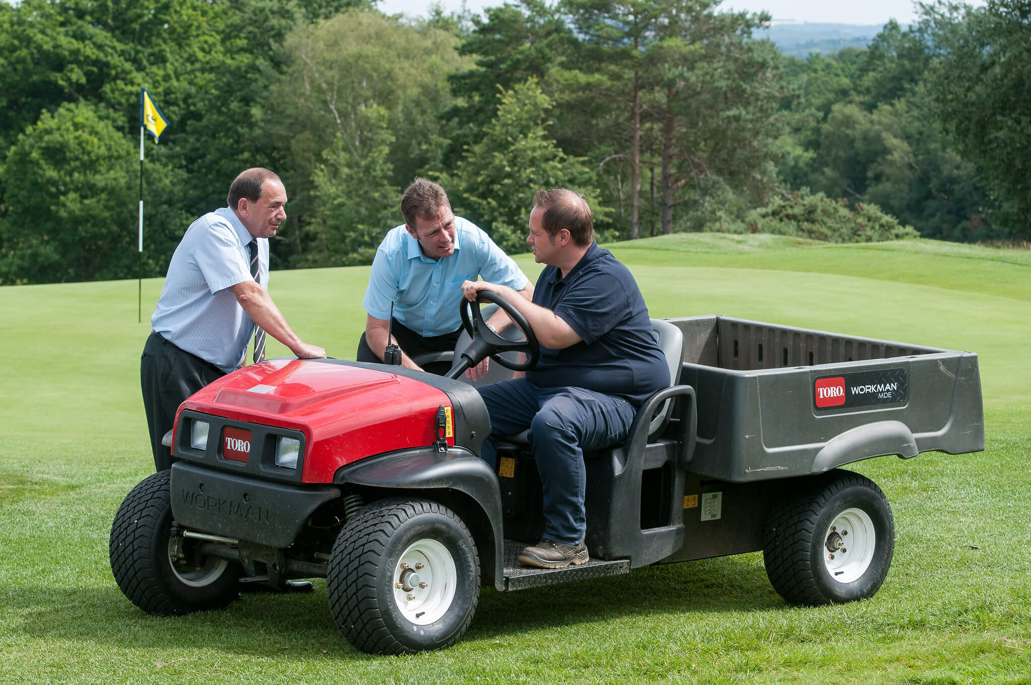 Toro Workman utility vehicle at Stoneham Golf Club