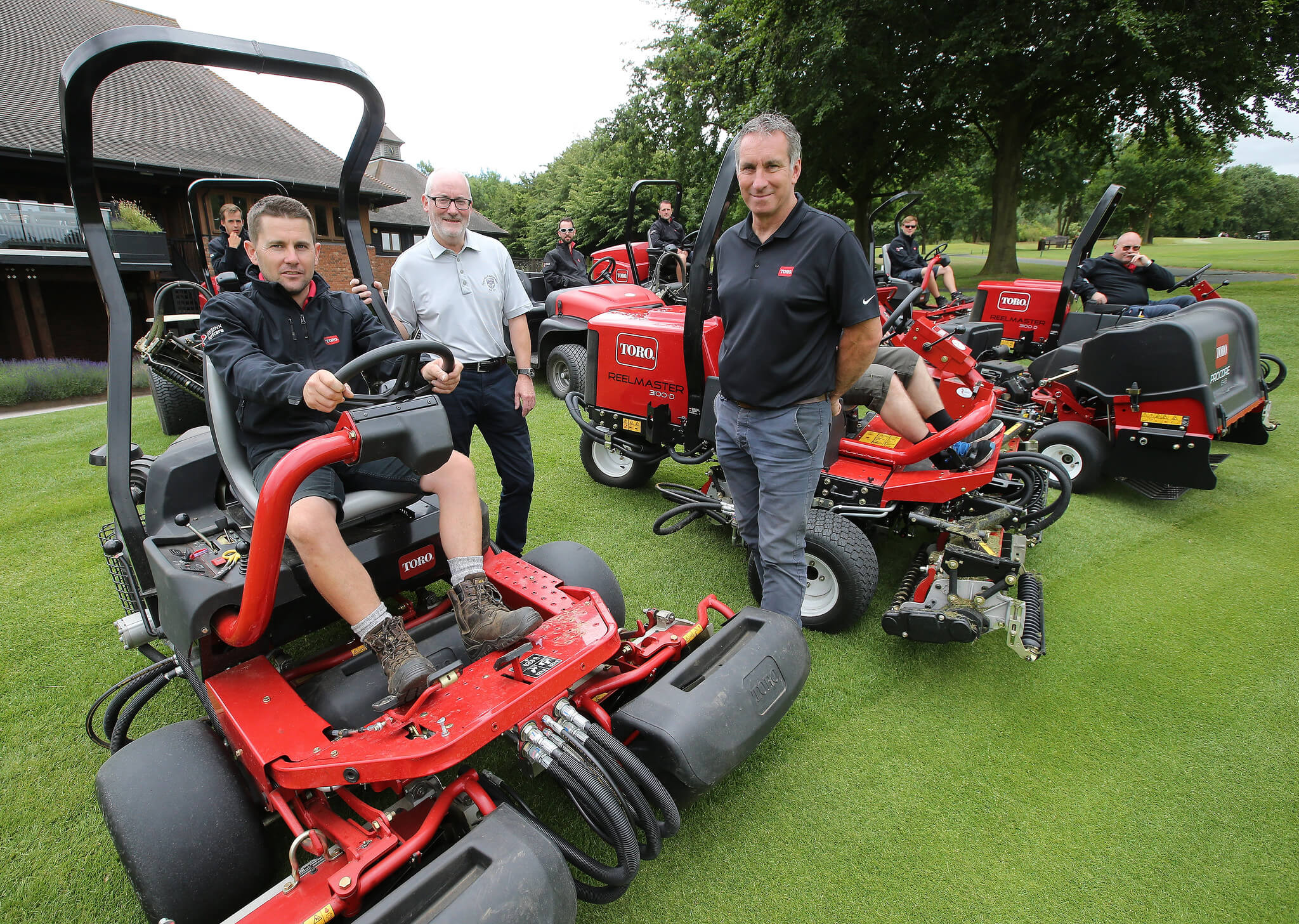 A close up on the Toro mowers at Rochester and Cobham Park Golf Club