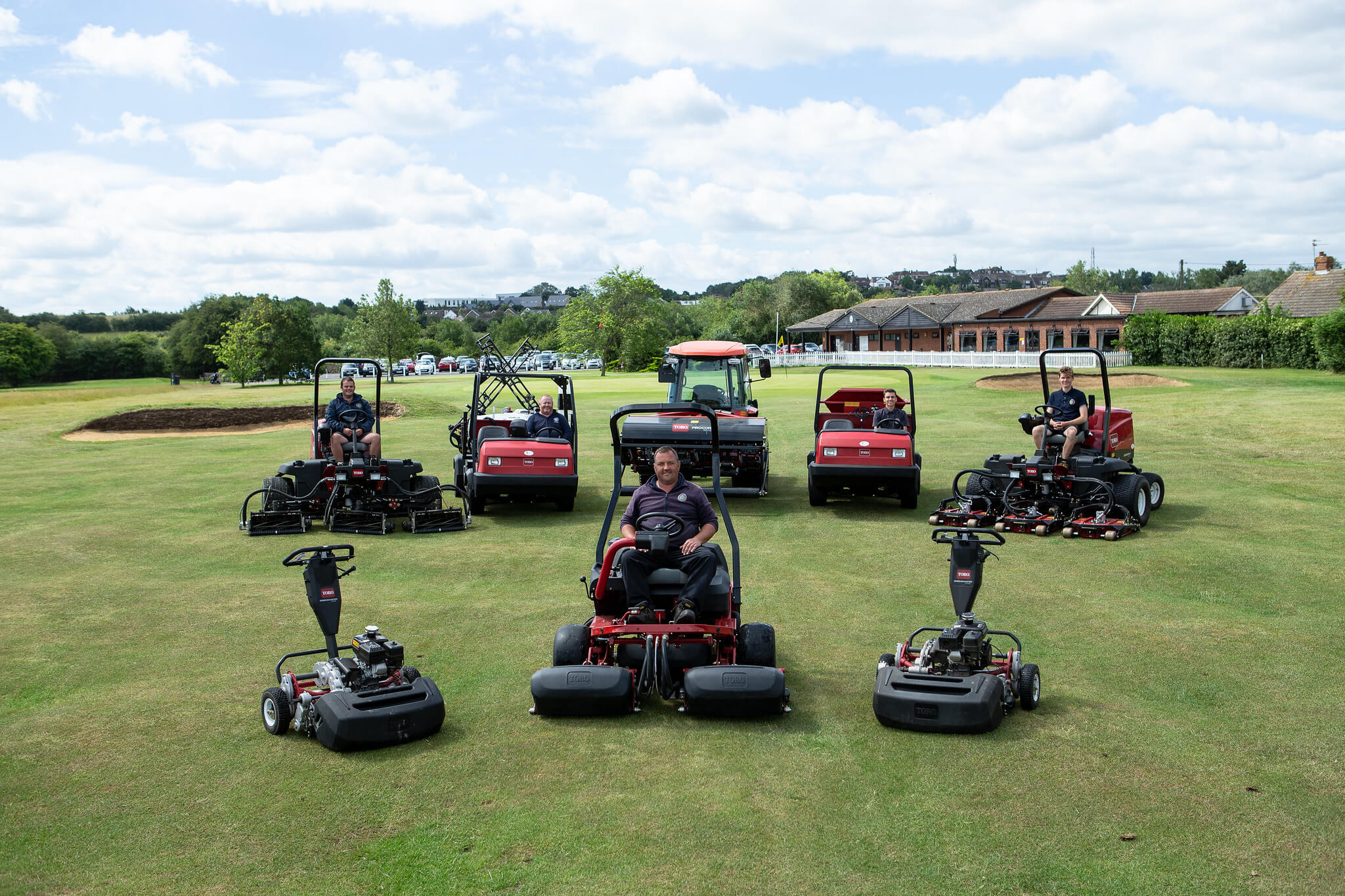 New Toro fleet of machinery at Sheerness golf club