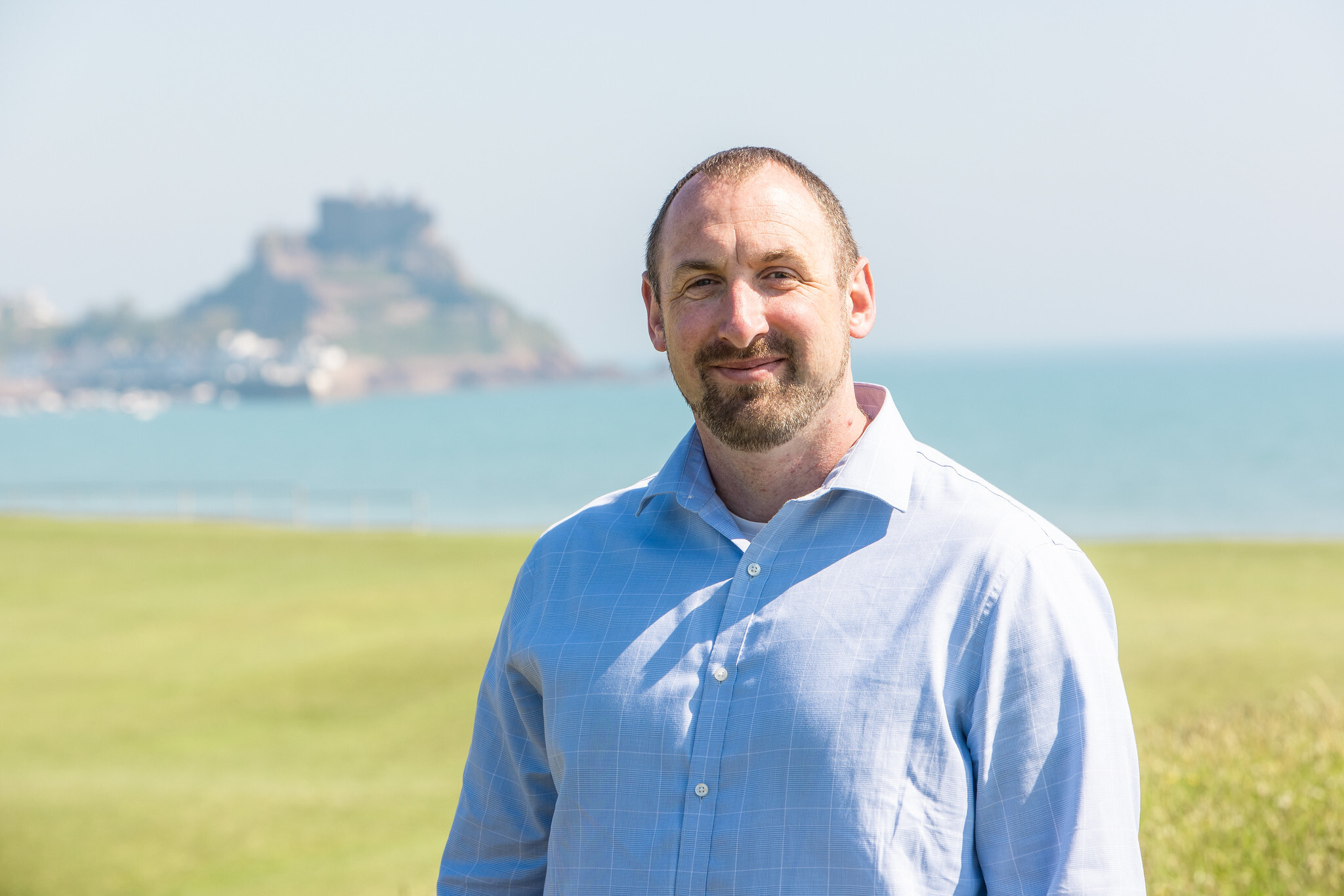 Jon Cole, Divisional Business Manager at Reesink Turfcare at Royal Jersey Golf Club.
