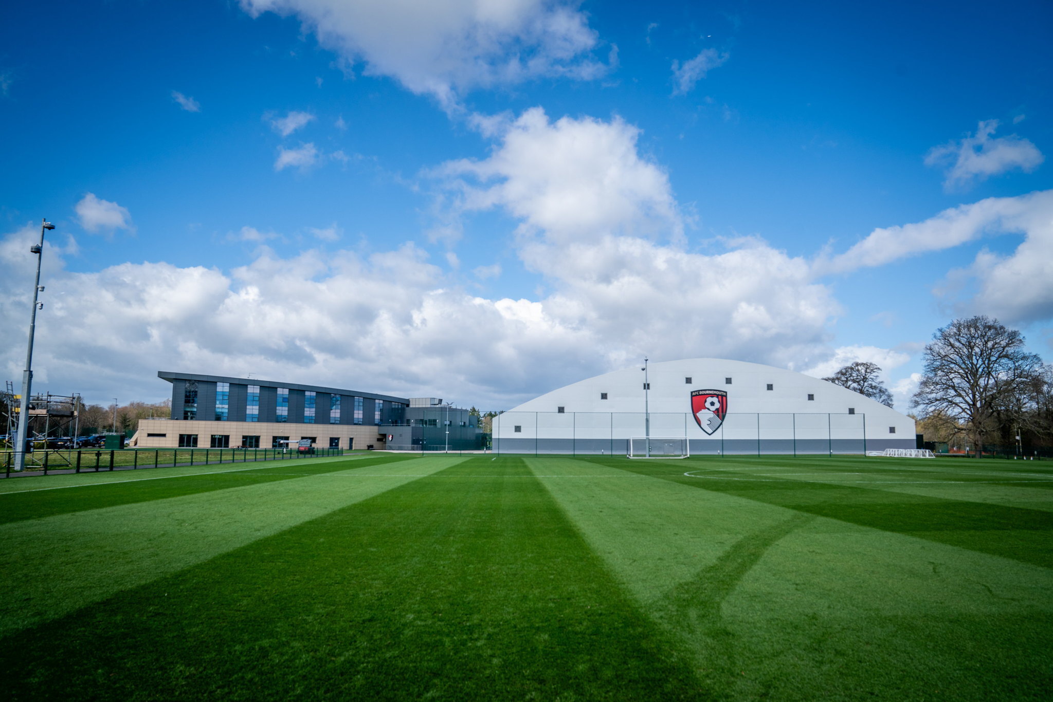 The training pitch at AFC Bournemouth's new performance centre.