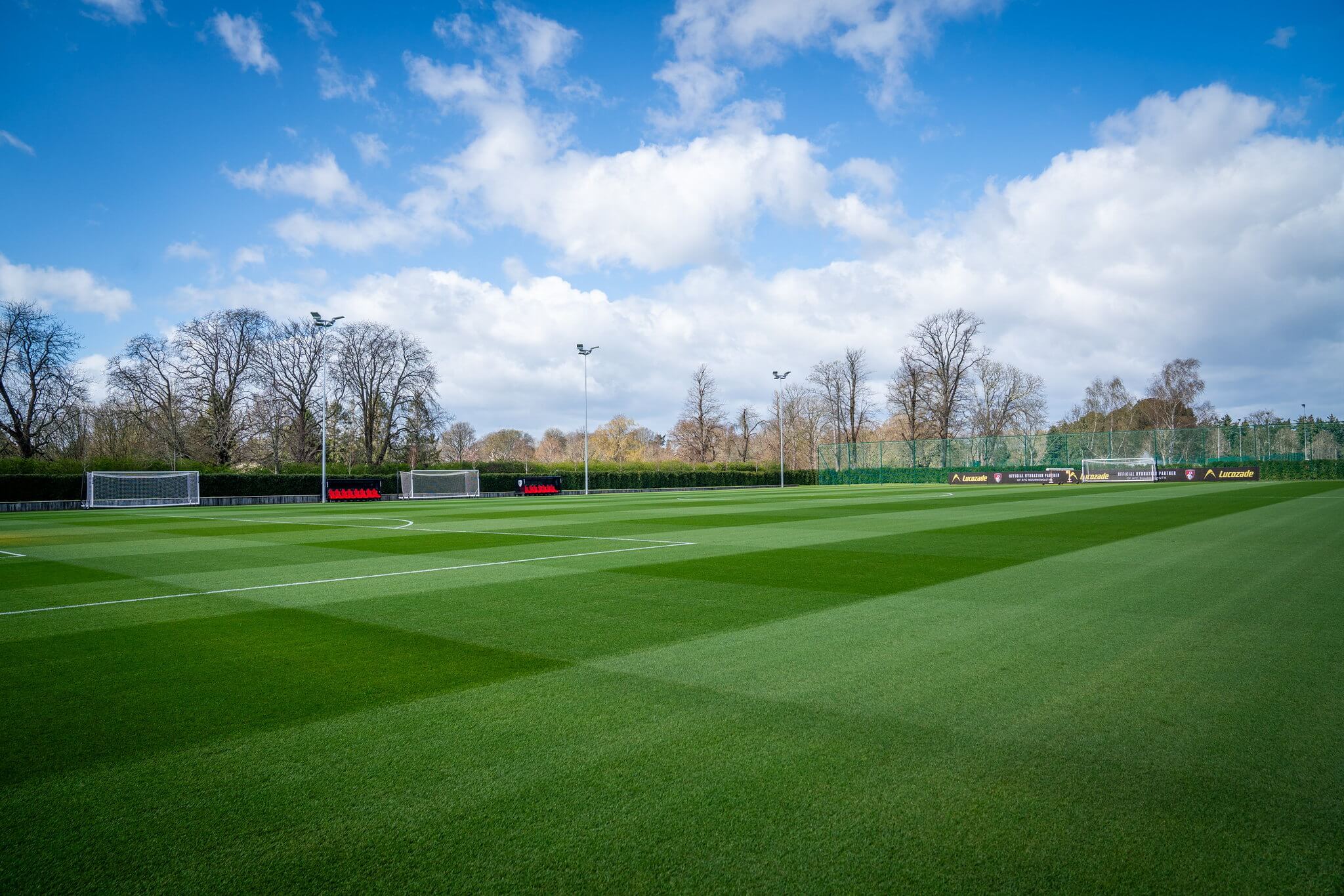 Training football pitch are Canford Magna.