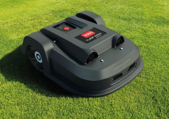 Toro robot mower Turf pro 200 on turf grass