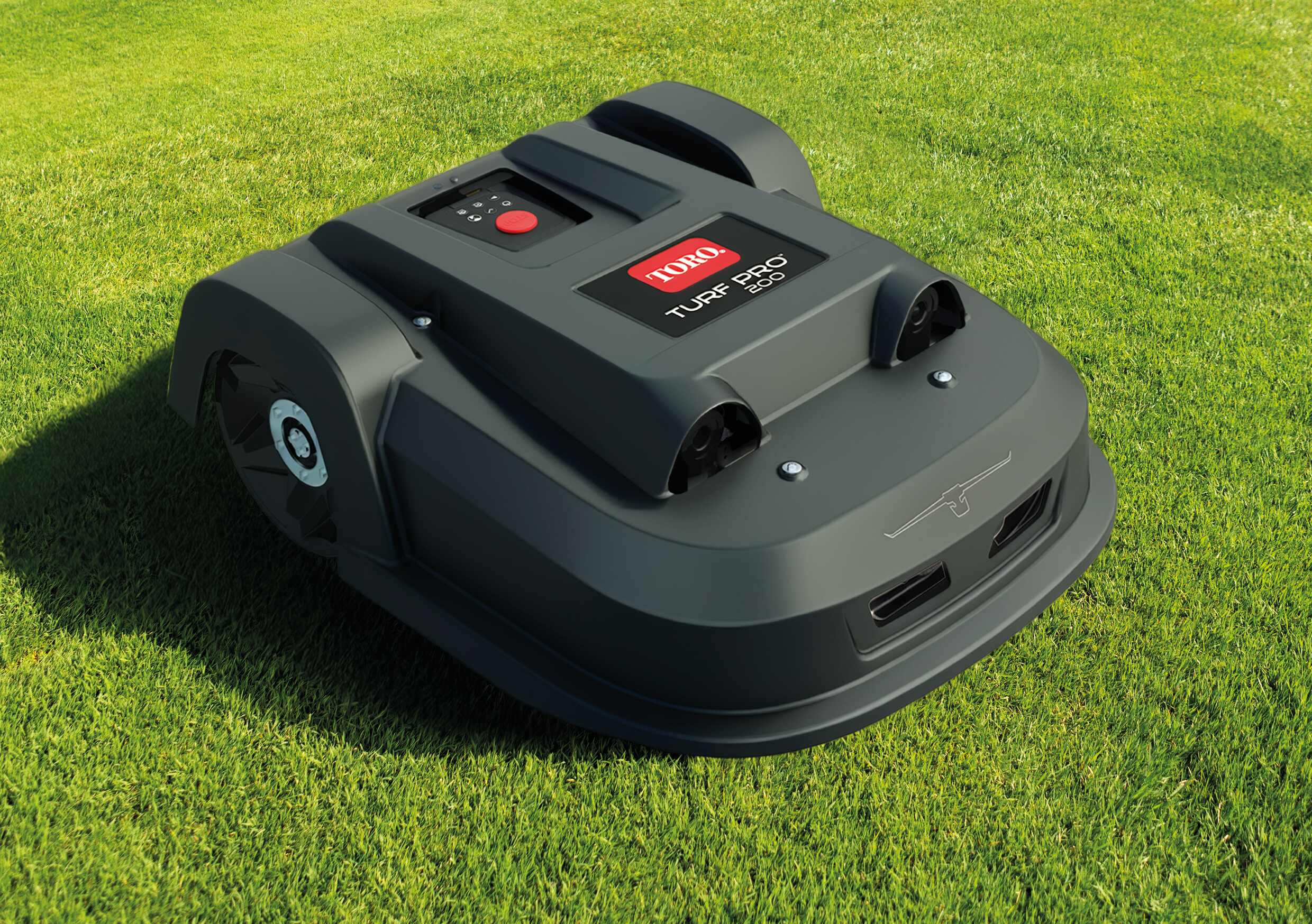 Toro robot mower Turf pro 200 on turf grass