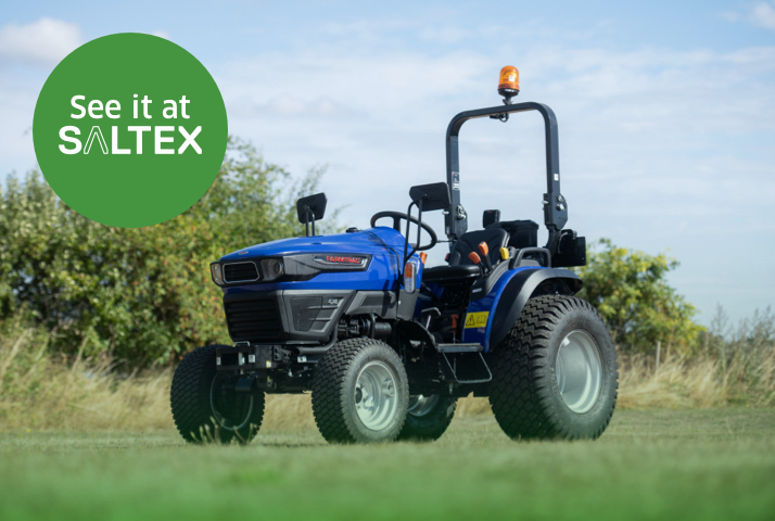 First all-electric compact tractor for groundscare