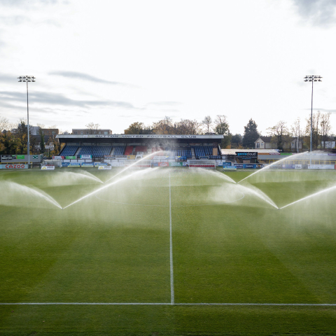 Toro's B Series sprinklers at Sutton United Football Club.