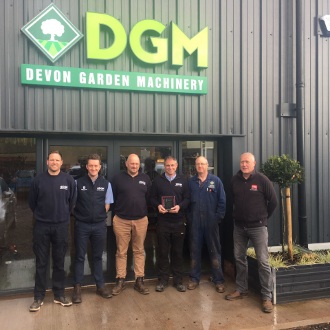 Devon Garden Machinery was recognised as the dealer that showed the greatest improvement across all key areas in a brand new award.