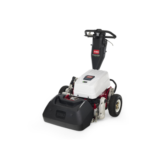 The all-electric Toro Greensmaster eFlex 1021 pedestrian mower will be on the Bio-Circle stand at SAGE 2023.