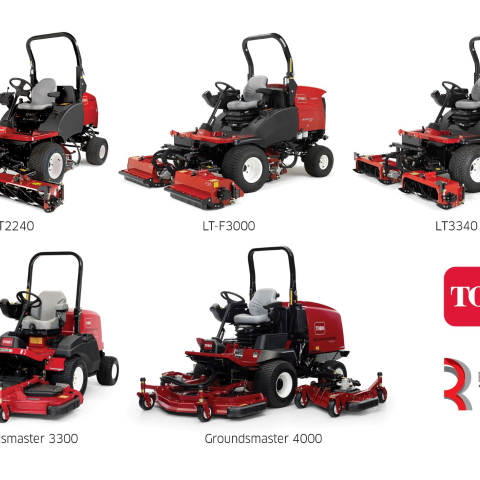 Reesink Turfcare has five popular Toro grounds mowers in stock and ready for swift delivery across the UK.