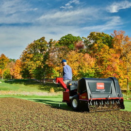 The Toro ProCore 648s is a fast worker with a 122cm aeration swath that lets it aerate up to 18 greens in seven hours.