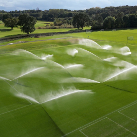 Four pitches at Middlesbrough Football Club’s training ground at Rockliffe Park are seeing the results from a new Toro irrigation system.