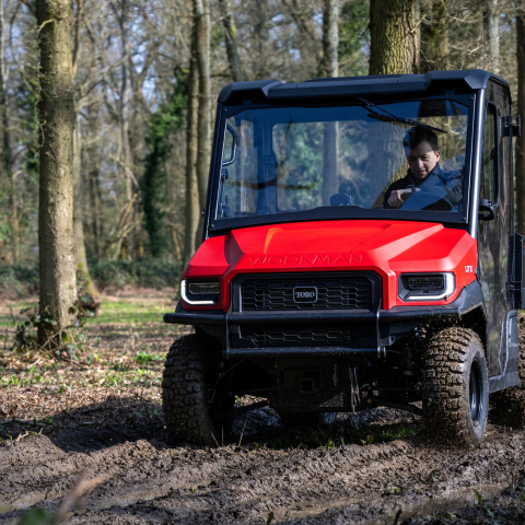 Toro's Workman UTX is strong enough for all of Pangbourne College's utility needs.