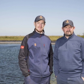 Greenkeeper Nick Machin, a previous Toro Student Greenkeeper of the Year winner, left, was given the role of supervising all irrigation and aeration technology by course manager James Bledge.
