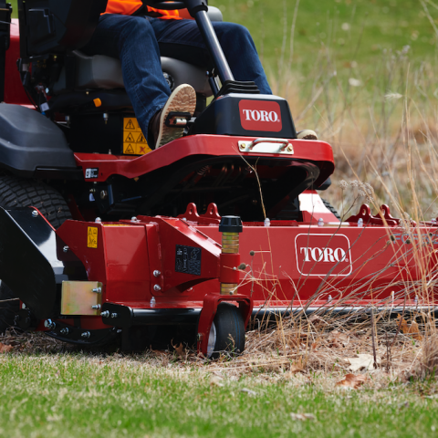 The fine-cut flail option for Toro’s next-generation Groundsmaster 3000 series brings even more cutting options to do a job that is out in front.