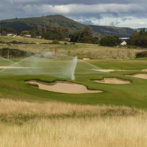 Toro Lynx central control and Toro sprinklers have provided the new course at Kings Golf Club with accurate and uniform coverage.