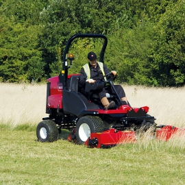 While suited to all flail mowers, Tempest blades are certainly a match made in heaven for Toro's LTF-3000 triple flail mower.