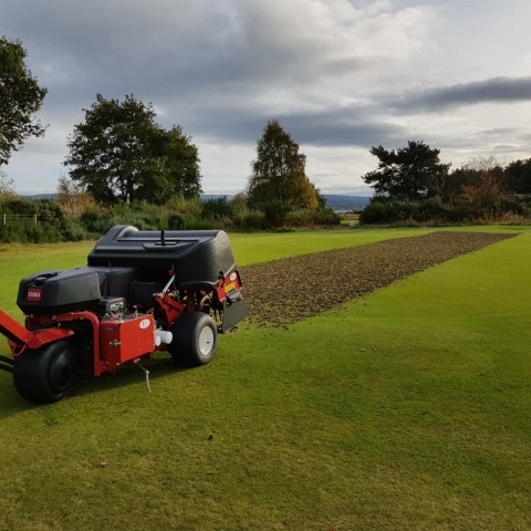 Toro’s ProCore 648 pedestrian aerator has vastly improved the course at Muir-Of-Ord Golf Club.