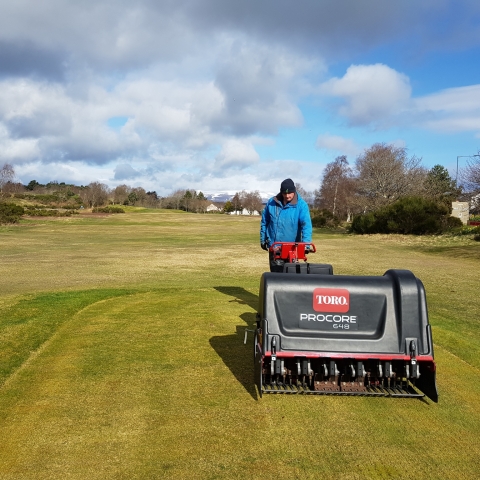 Staff and golfers have commented on the improvement the ProCore 648 has made to the course.