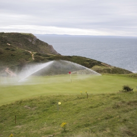 Pennard Golf Club has replaced its old irrigation system with Toro Lynx Control and Toro sprinklers after multiple recommendations from within the industry.