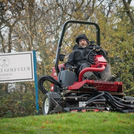The Groundsmaster 3500-D mower is part of Hainault Golf Club’s new fleet deal with Toro and Reesink Turfcare.