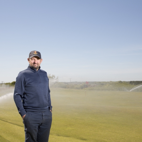 Course and estates manager, James Bledge, at Royal Cinque Ports Golf Club, which has seen a “remarkable improvement” thanks to Toro irrigation.