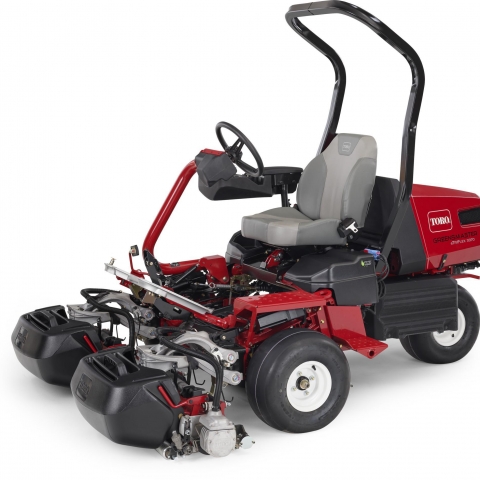 Toro’s ground-breaking first all-electric riding greensmower, the Greensmaster eTriFlex 3370 will be at BTME.